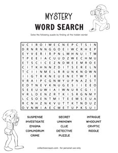 Mystery Word Search