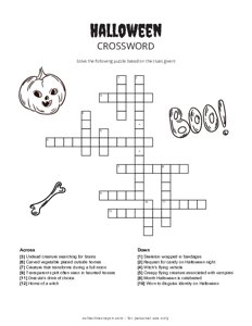 Halloween Crossword