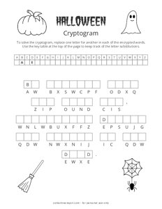 Halloween Cryptogram