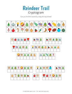 Reindeer Trail Code Quest Cryptogram