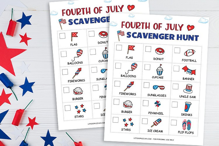 Independence Day Scavenger Hunt