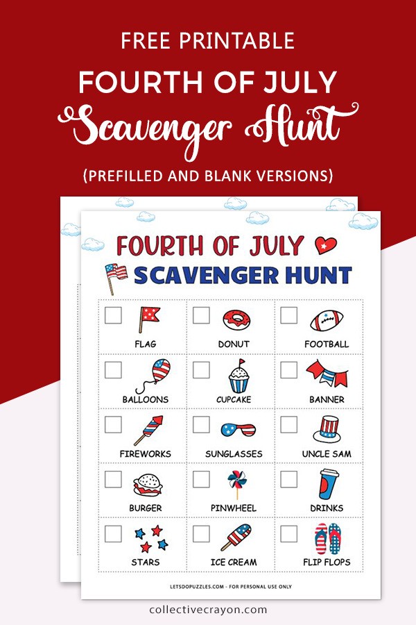 Independence Day Scavenger Hunt