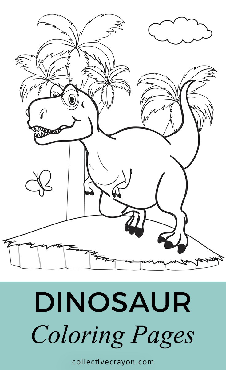 Tyrannosaurus Rex T-Rex Coloring Page