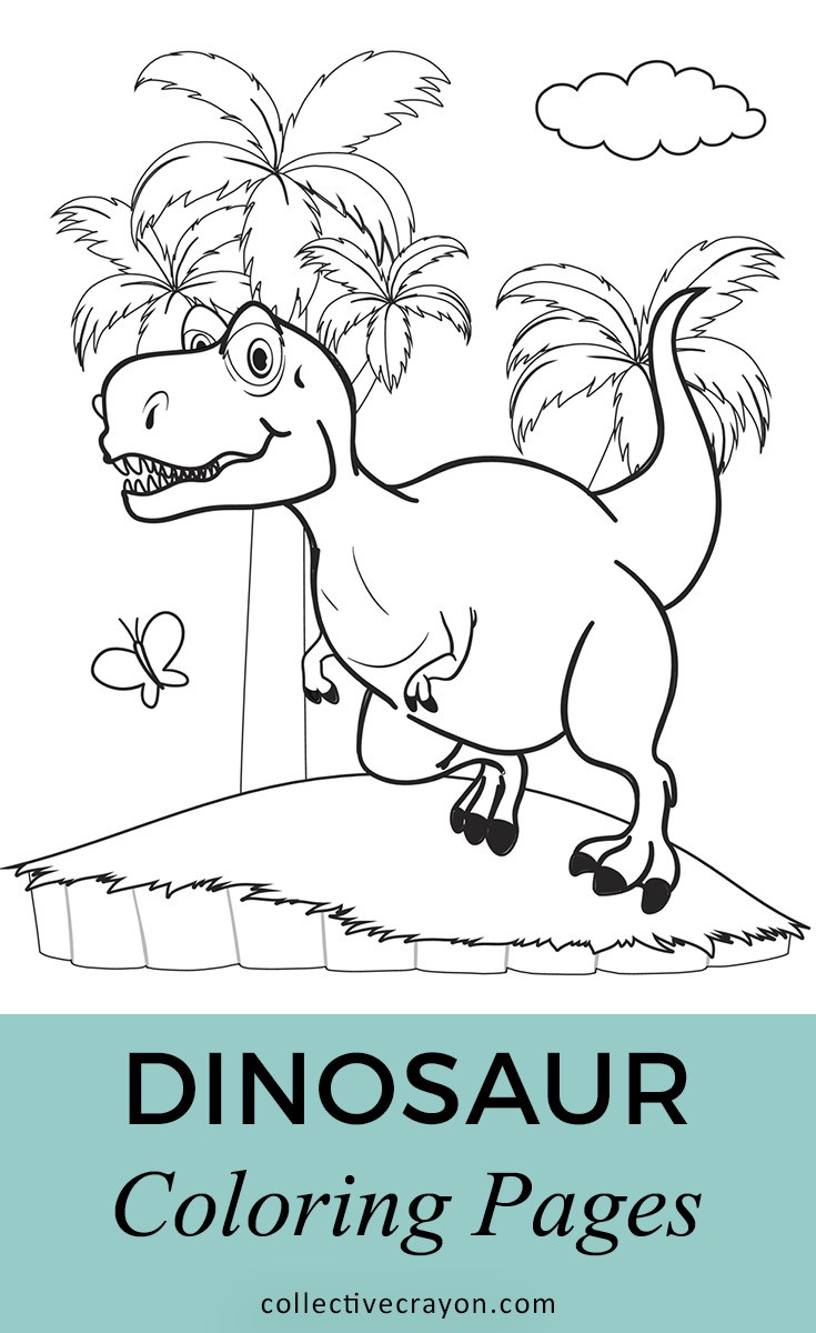 Dinosaur Coloring Book for Kids: Fun ABC Dinosaur Coloring Books