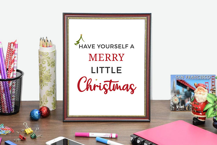 Merry Little Christmas Printable