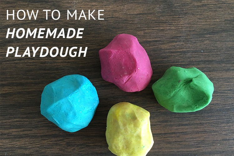 How to Make Homemade Playdough - Baby Chick