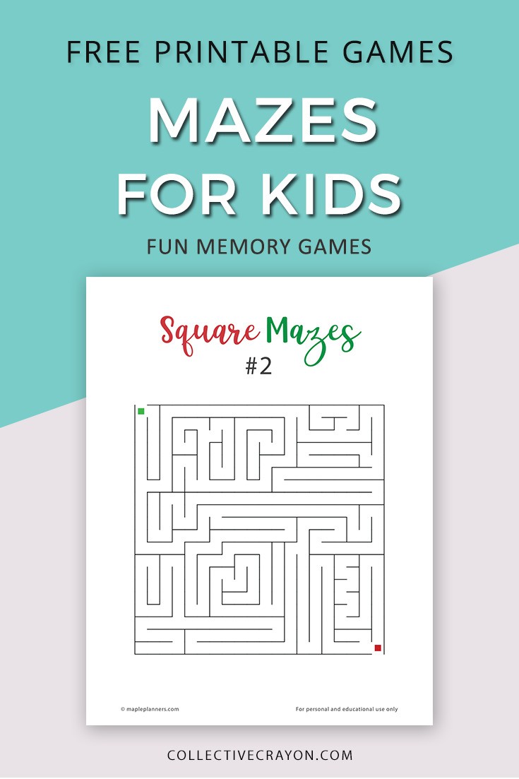 Easy Maze Puzzles Printable