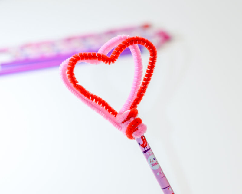 Heart Shaped Pencil Topper