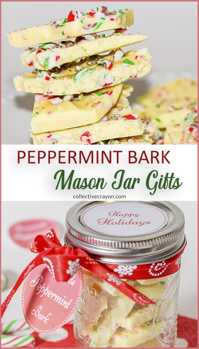 DIY Mason Jar Gifts: Homemade Peppermint Bark