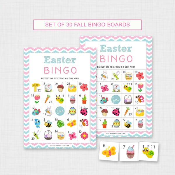 Printable Easter Bingo Cards