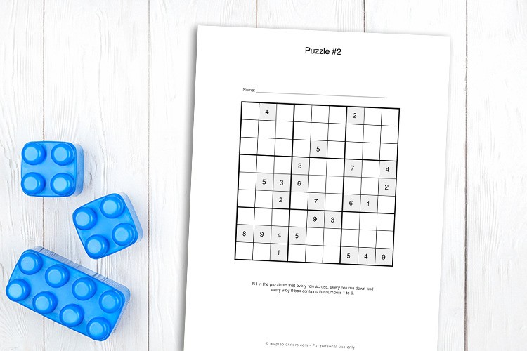 Printable Sudoku for Kids