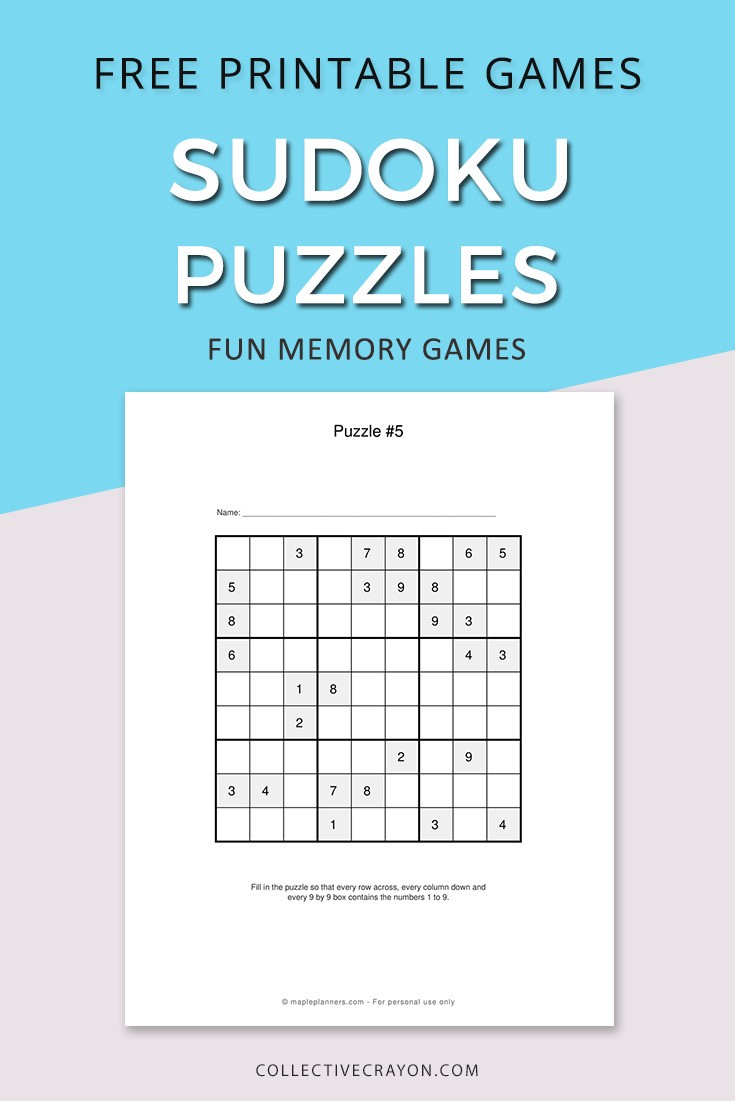 Sudoku Puzzles for Kids