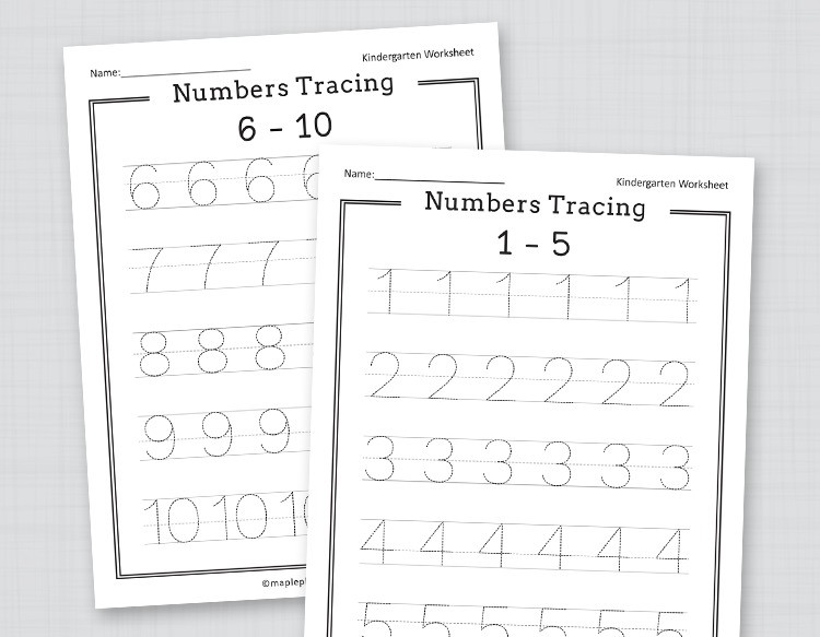 Free Numbers Tracing 1-20 Worksheets Printable