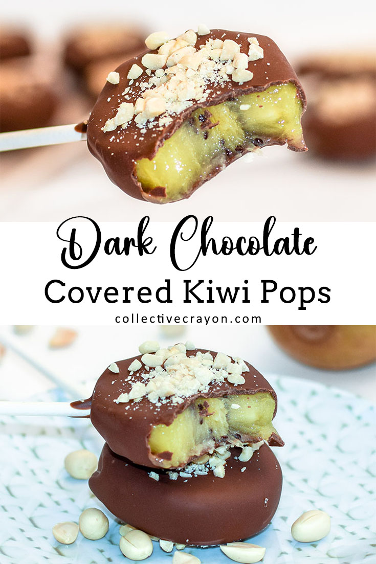 Dark Chocolate Covered Kiwi Pops Recipe