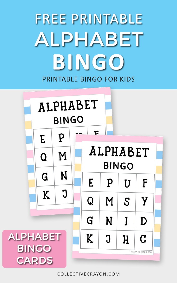 Free Printable Alphabet Bingo