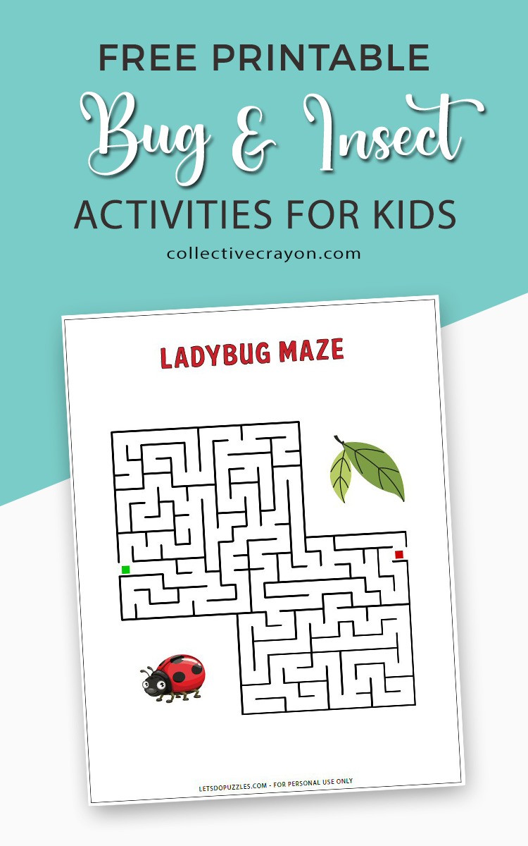 Ladybug Maze Free Printable