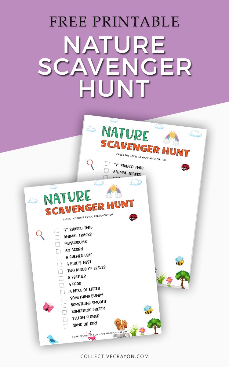 free printable scavenger hunt