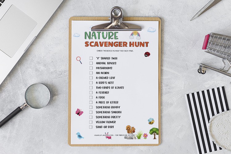 Free printable Outdoor Adventure Scavenger Hunt challenge  Outdoor  activities for kids, Summer activities for kids, Family adventure