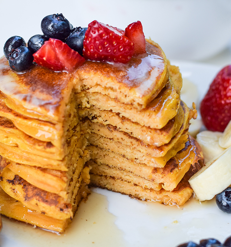 Easy Pumpkin Pancakes Recipe Collective Crayon