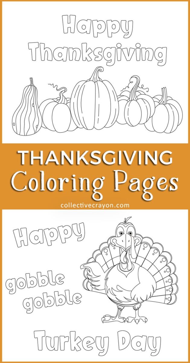 Thanksgiving Coloring Pages for Kids