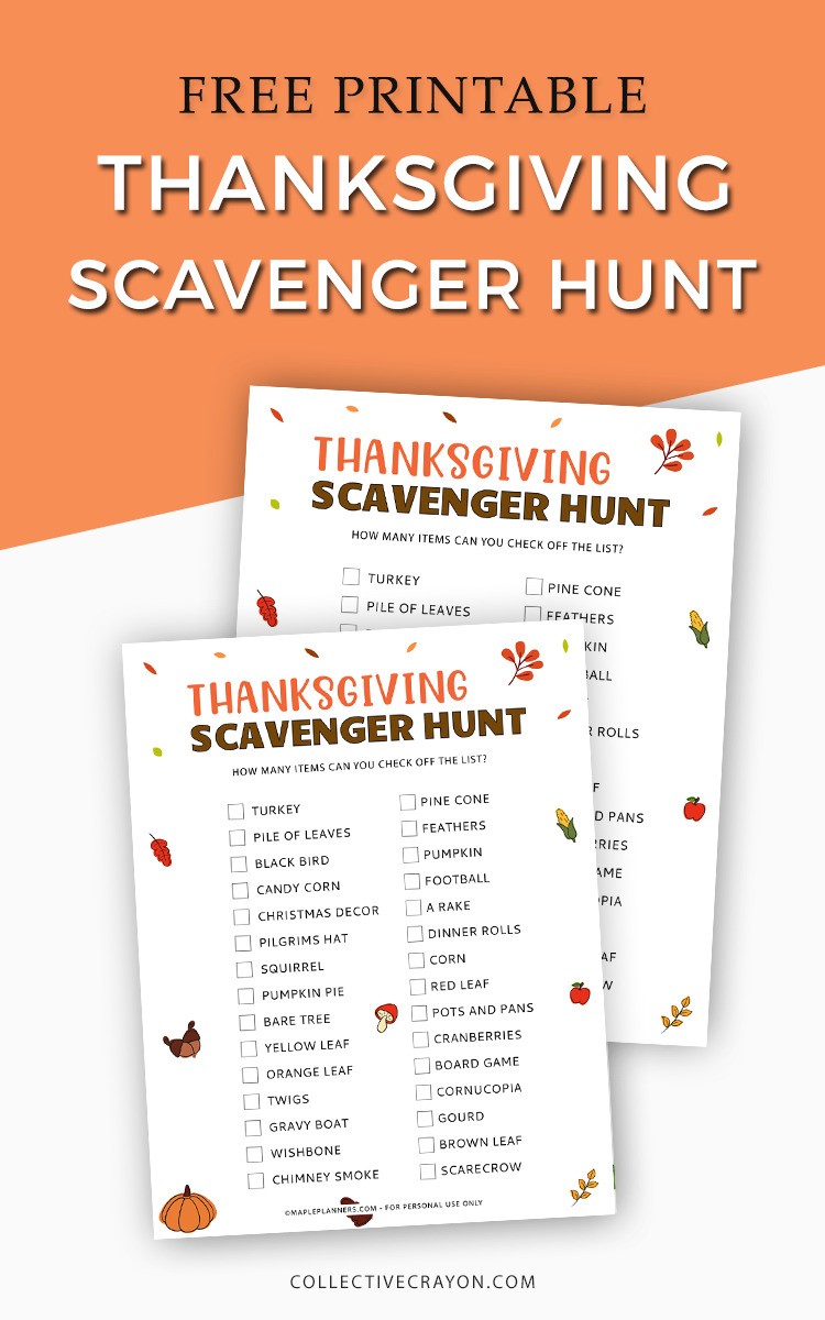Thanksgiving Hunt Games