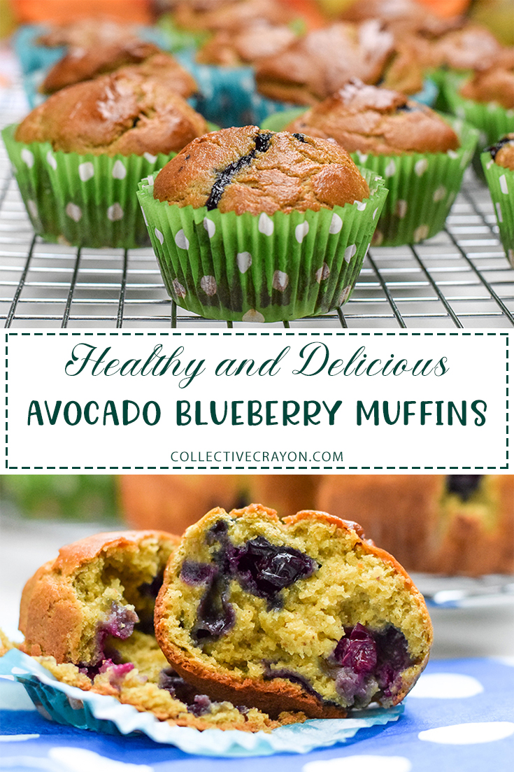 Blueberry Avocado Muffins Recipe for Back to School