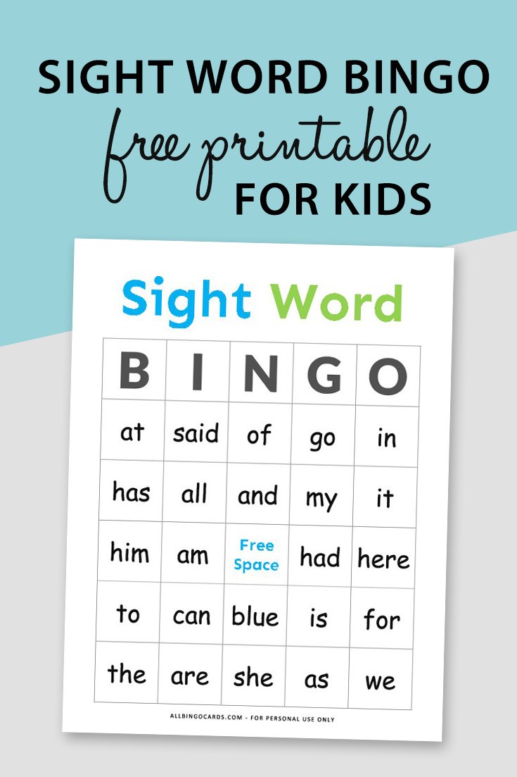 free-kindergarten-sight-word-bingo-printable