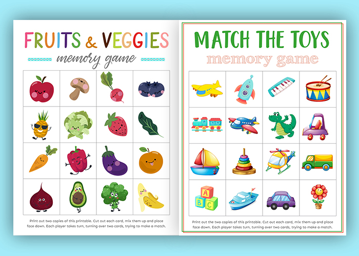 Match the Toys and Fruits and Veggies